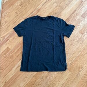 Richer Poorer black t shirt The Pima Pocket Tee